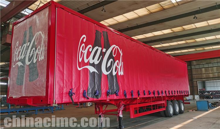 3 Axle 45ft Curtainsider Trailer for Sale in Tanzania