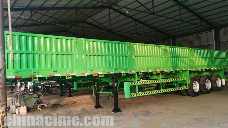 CIMC Tri Axle Side Wall Semi Trailer for Sale In Sudan