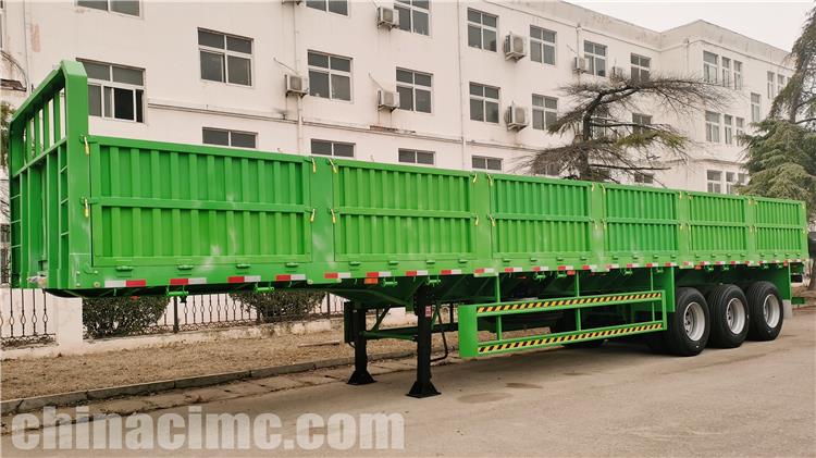 CIMC Tri Axle Side Wall Semi Trailer for Sale In Sudan