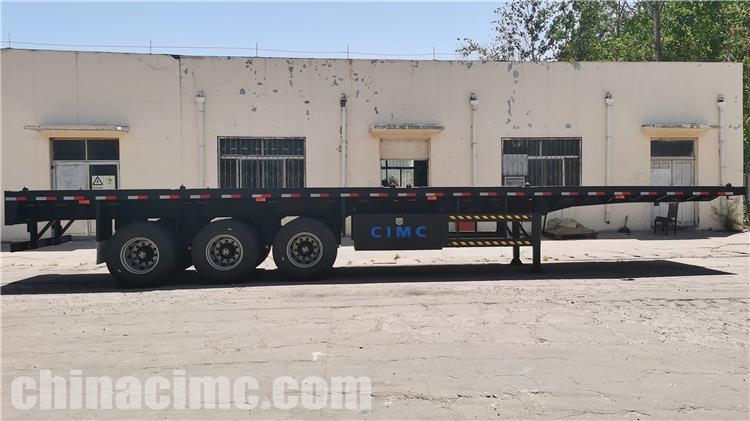 CIMC 4 Axle Flat Bed Truck Trailer for Sale In Zimbabwe
