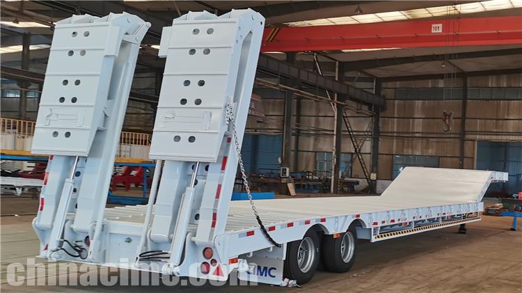 CIMC 2 Axle 60 Ton Low Bed Trailer for Sale In Tanzania