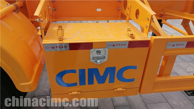 CIMC 3 Axle 40 ft Shipping Container Trailer for Sale In Ghana