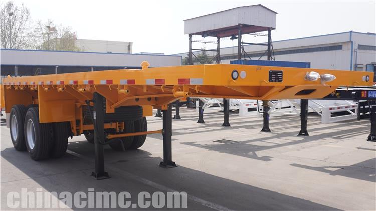 2 Axle 20 ft Flatbed Trailer for Sale In Zimbabwe