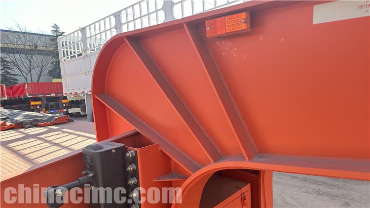 CIMC 4 Axle Low Loader Semi Trailer for Sale In Palau Islands