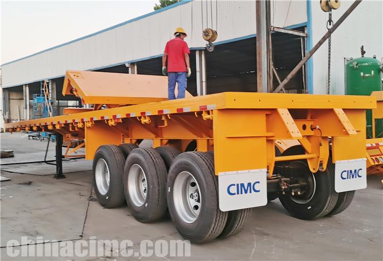 CIMC 3 Axle Flatbed Semi Trailer for Sale In Jamaica