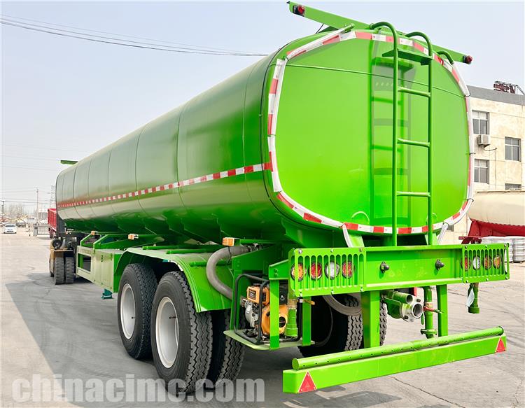 2 Axle Fuel Tanker Trailer with Bogie Suspension for Sale In Guatemala