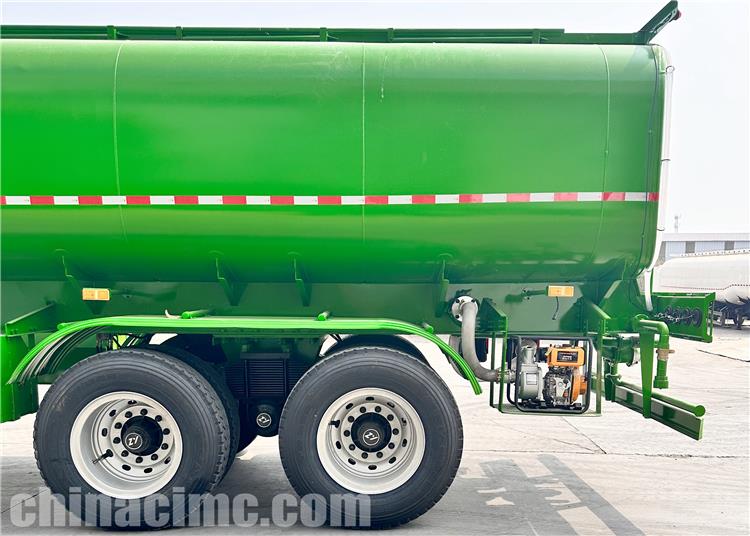 2 Axle Fuel Tanker Trailer with Bogie Suspension for Sale In Guatemala