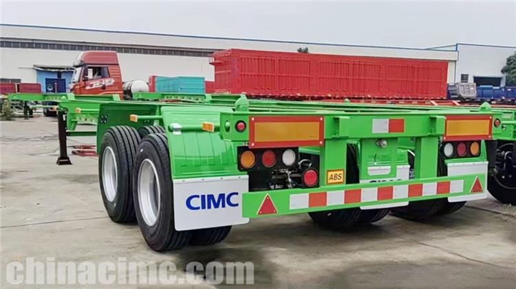 2 Axle 40 ft Container Chassis Trailer for Sale In Dominica