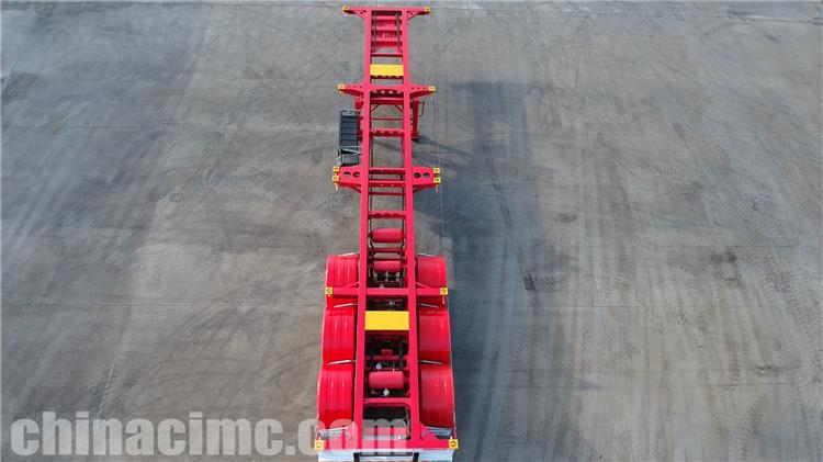 3 Axle 40ft Skeletal Trailer for Sale In Madagascar