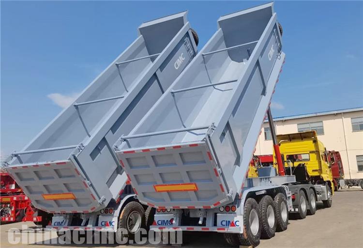 35 Cubic End Dump Trailer for Sale in Uganda