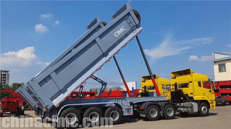 35 Cubic End Dump Trailer for Sale in Uganda