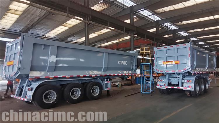 35 Cubic End Dump Trailer for Sale in Uganda