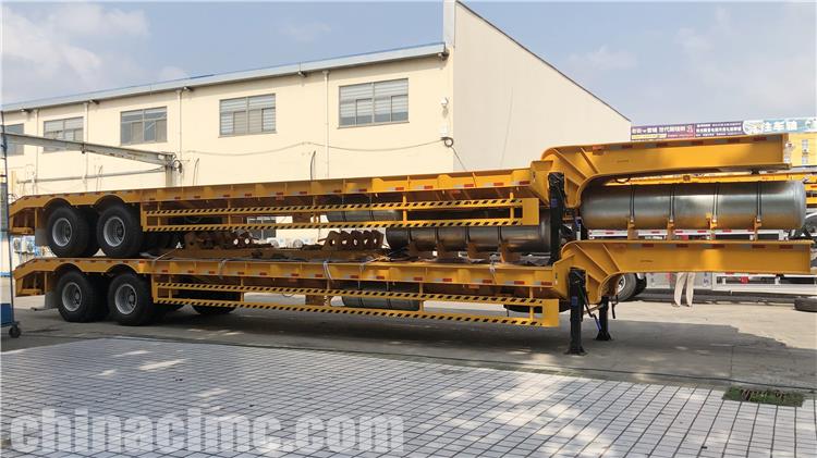 2 Axle 60 Ton Low Bed Semi Trailer for Sale In Namibia