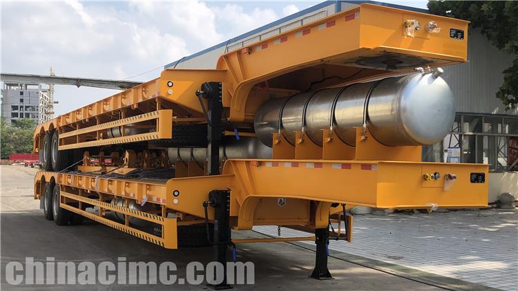 2 Axle 60 Ton Low Bed Semi Trailer for Sale In Namibia