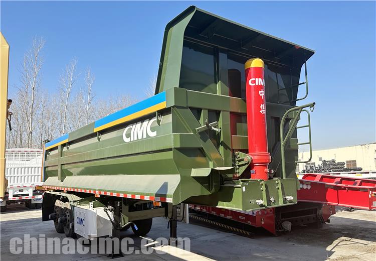 CIMC Tri Axle Dump Semi Trailer for Sale In Kenya