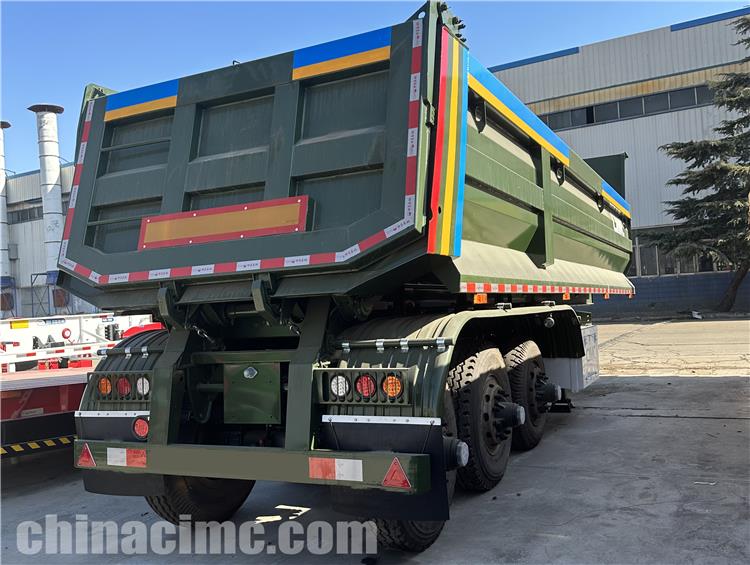 CIMC Tri Axle Dump Semi Trailer for Sale In Kenya