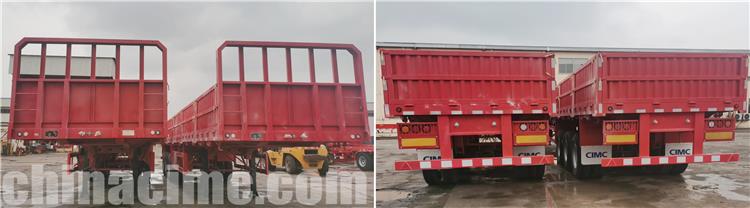CIMC Tri Axle 60 Ton Side Wall Semi Trailer for Sale In Mozambique