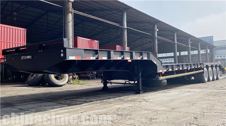 CIMC 4 Axle 100 Ton Low Loader Trailer for Sale In Zimbabwe Harare
