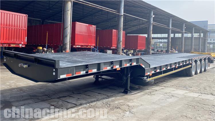 CIMC 4 Axle 100 Ton Low Loader Trailer for Sale In Zimbabwe Harare