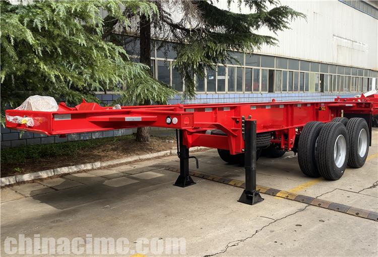 2 Axle 20 ft Container Chassis Trailer for Sale In Jamaica