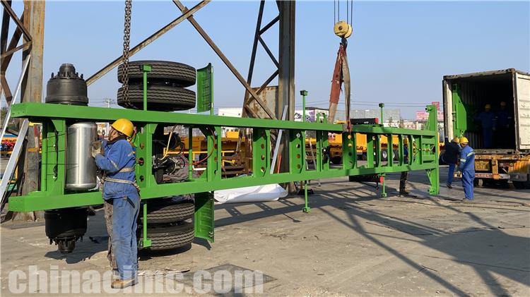 CIMC 40 ft Container Chassis Trailer for Sale In Jamaica JMMBJ