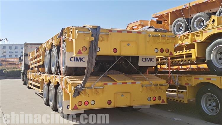Tri Axle 60 Ton Lowbed Trailer for Sale In Philippines