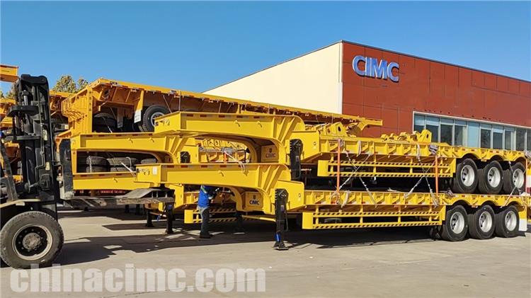 Tri Axle 60 Ton Lowbed Trailer for Sale In Philippines