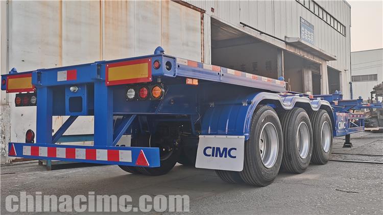 CIMC 3 Axle 40 ft Skeleton Semi Trailer for Sale In Jamaica