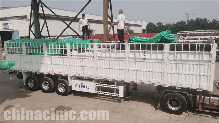 80 T Fence Cargo Trailer for Sale In Sudan