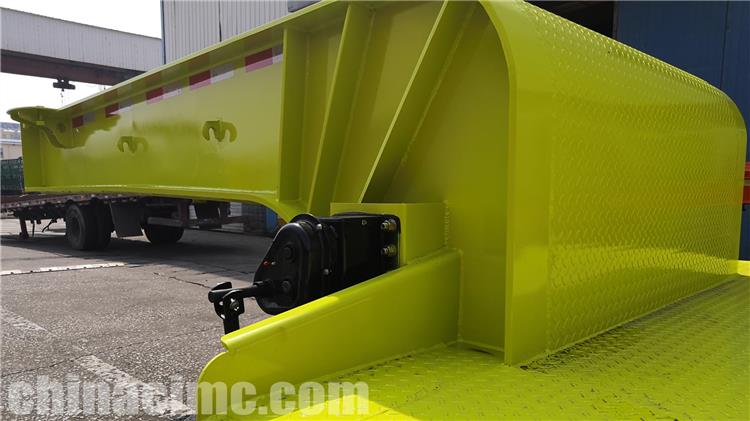 3 Axle 80 Ton Low Loader Truck Trailer for Sale In Angola