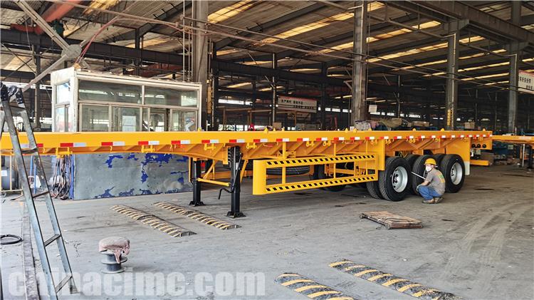 CIMC Tri Axle Flatbed Trailer for Sale In Mexico