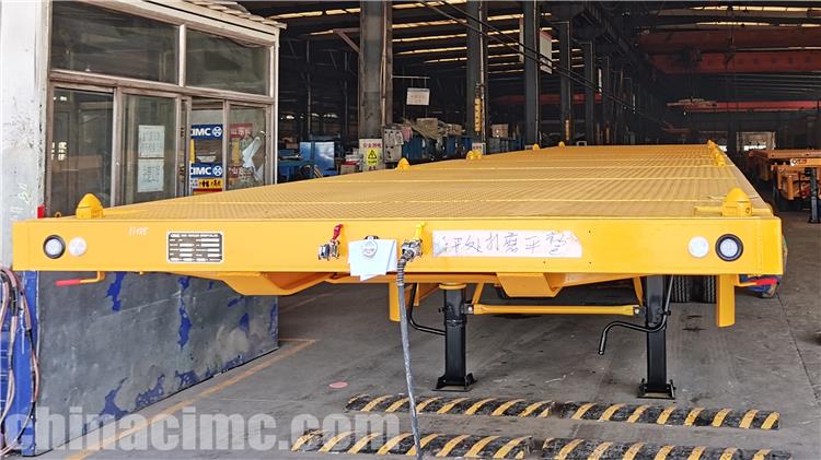 CIMC Tri Axle Flatbed Trailer for Sale In Mexico