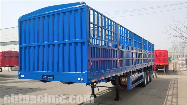 CIMC 60 Ton Fence Cargo Truck Trailer for Sale In Tanzania