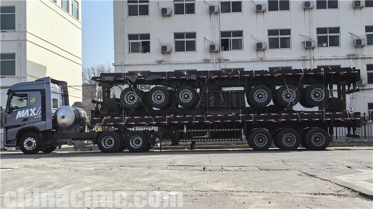 CIMC Tri Axle Grain Transport Trailer for Sale In Zambia