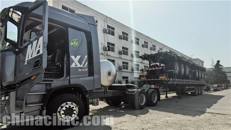 CIMC Tri Axle Grain Transport Trailer for Sale In Zambia