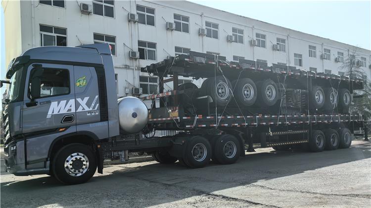 CIMC Tri Axle Grain Transport Trailer for Sale In Zambia