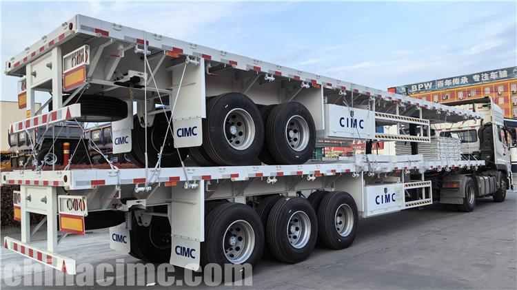 CIMC Triple Axle Trailer with Board for Sale Zimbabwe
