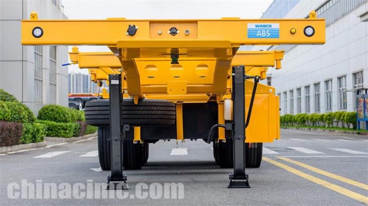 CIMC Tri Axle 40ft Skeleton Semi-Trailer with Skd Form for Sale in Jamaica