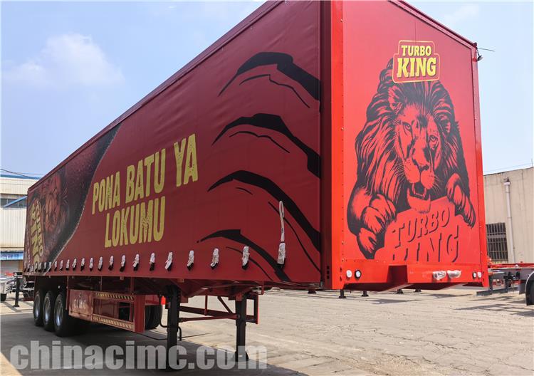 CIMC 45ft Curtain Side Trailer for Sale In Angola