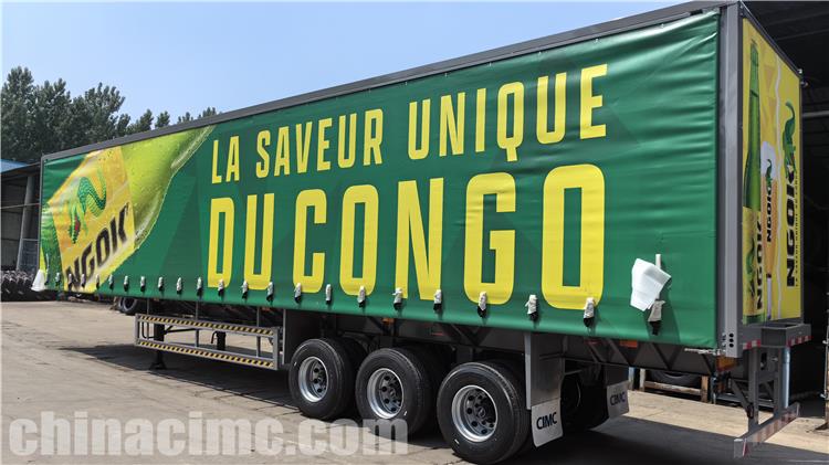 CIMC 45ft Curtain Side Trailer for Sale In Angola