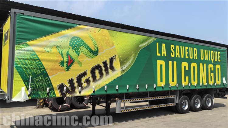 CIMC 45ft Curtain Side Trailer for Sale In Angola