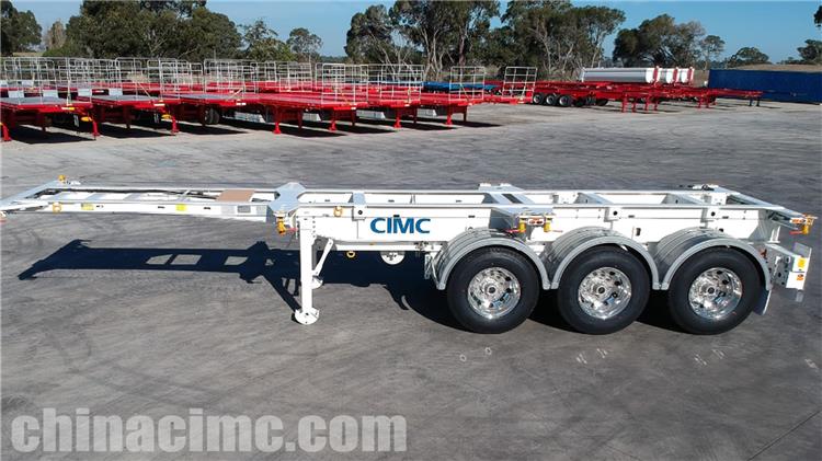 CIMC 3 Axle 12m Skeletal Trailer for Sale in Jamaica