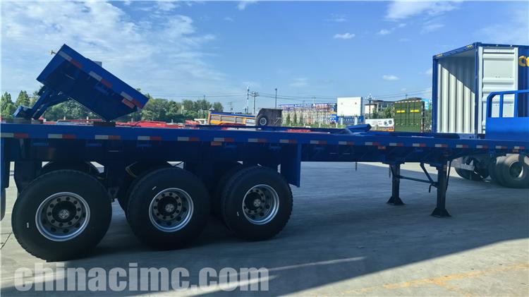 CIMC Tri Axle 40 ft Flatbed Trailer for Sale In Costa Rica