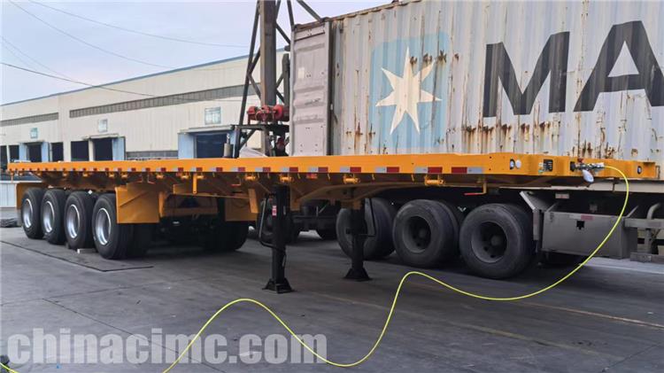 4 Axle Flatbed Trailer for Sale In Tanzania