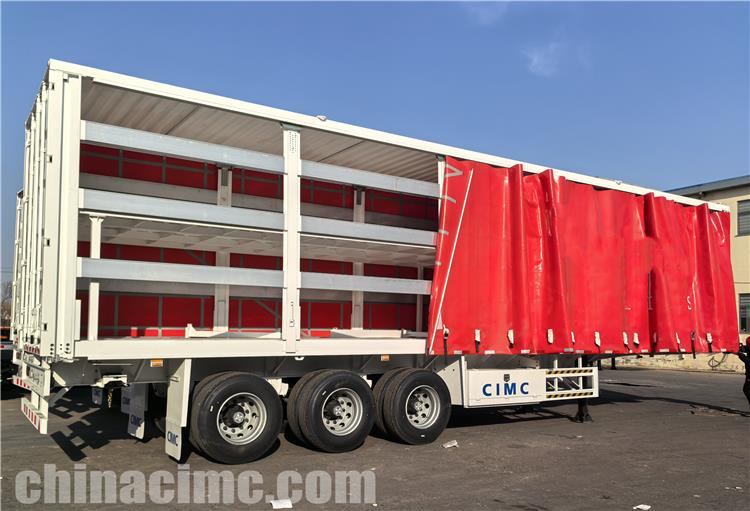 CIMC Curtain Side Trailer for Sale In Tanzania