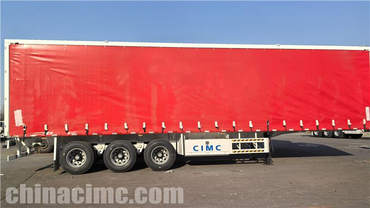 CIMC Curtain Side Trailer for Sale In Tanzania