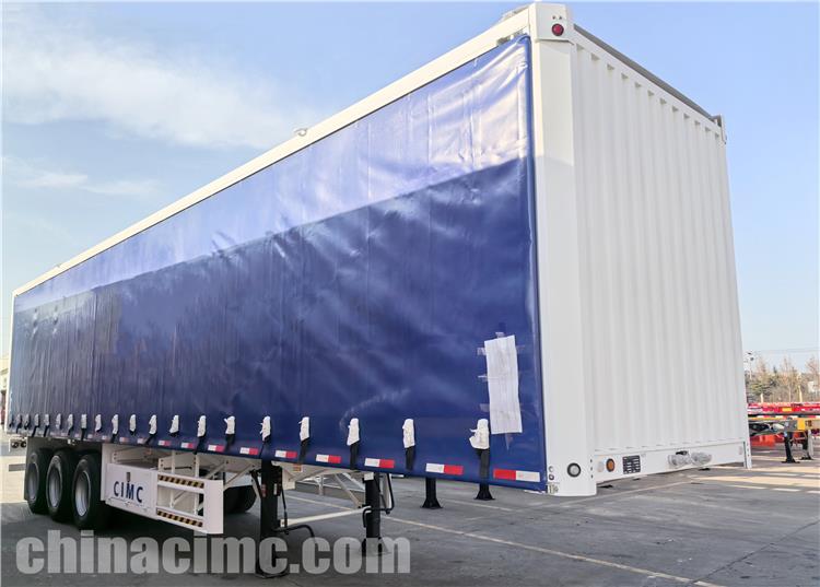 CIMC Curtain Side Trailer for Sale In Tanzania