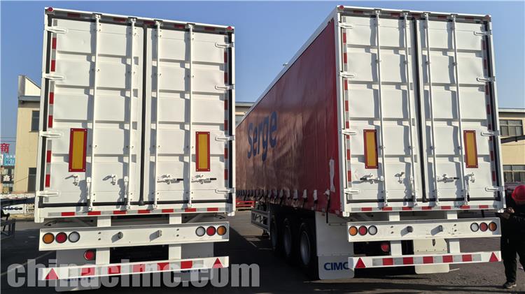 CIMC Curtain Side Trailer for Sale In Tanzania