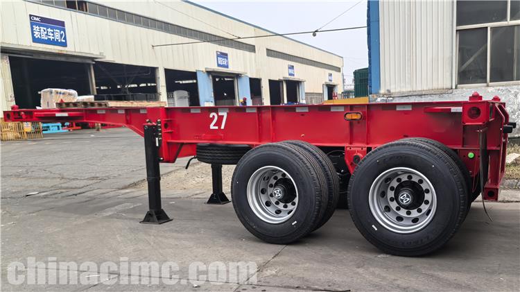 CIMC 2 Axle 20ft Skeletal Trailer for Sale In Guam