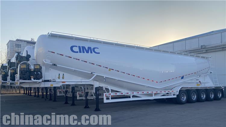 CIMC 5 Axle Bulker Cement Tanker Trailer for Sale In Saudi Arabia